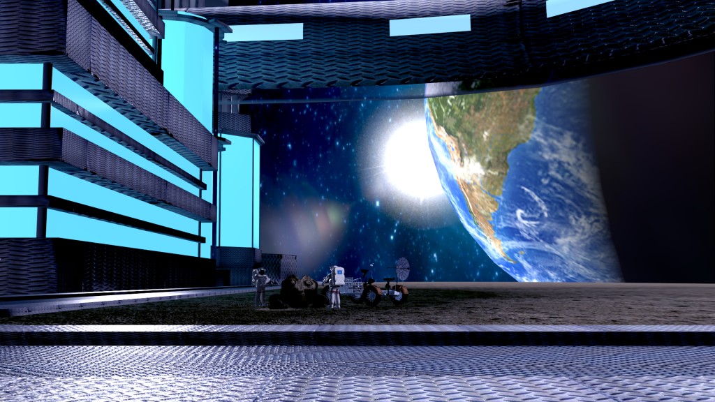 sci-fi escena en Blender internal preview image 1
